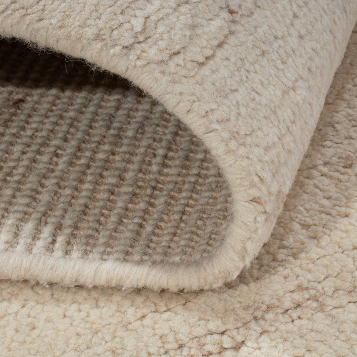 Tapis Gabbeh - Loribaft Softy - 198 x 133 cm - beige