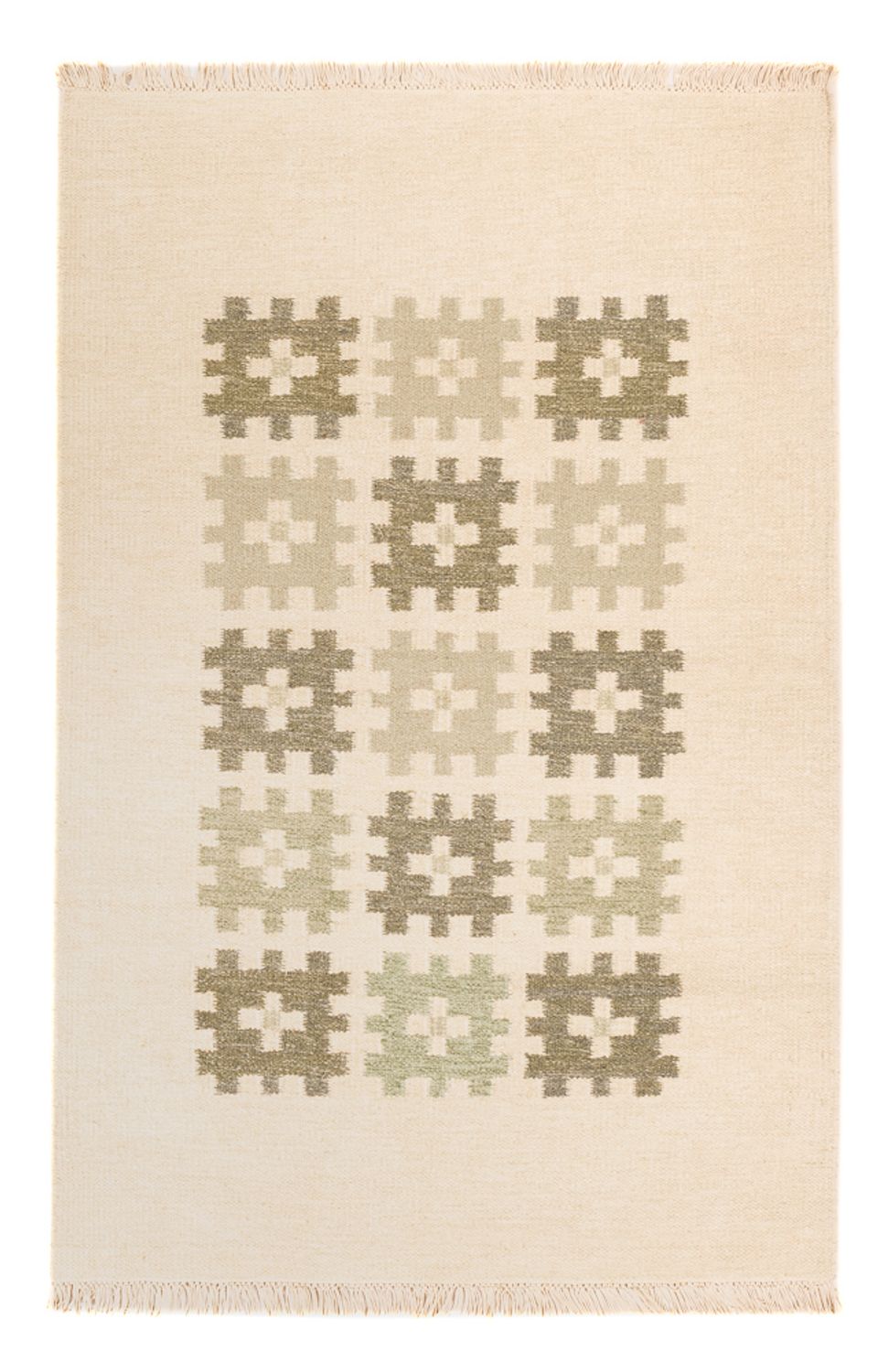 Tapis Kelim - Tendance - 180 x 120 cm - beige