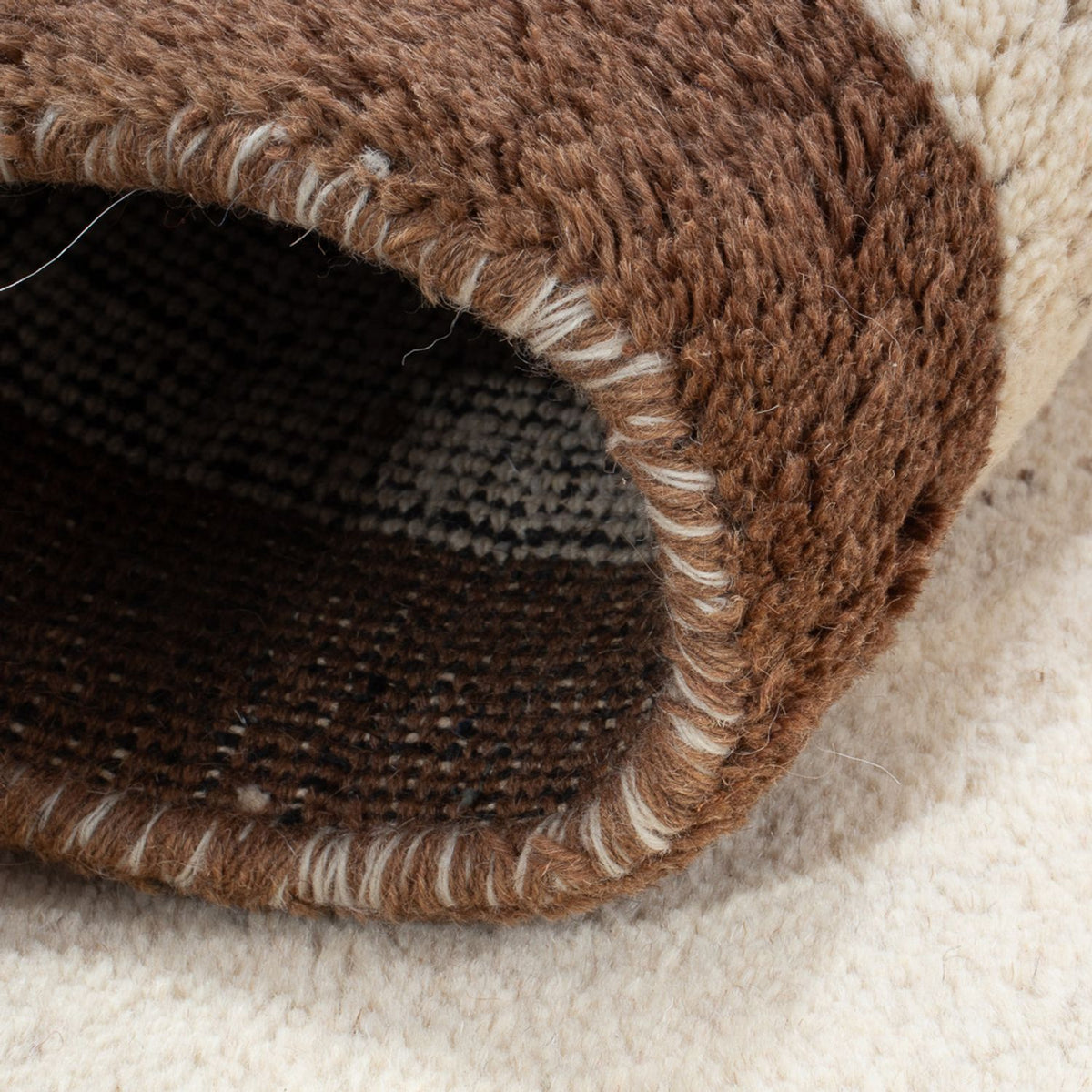 Tapis Gabbeh - Indus - 152 x 95 cm - beige