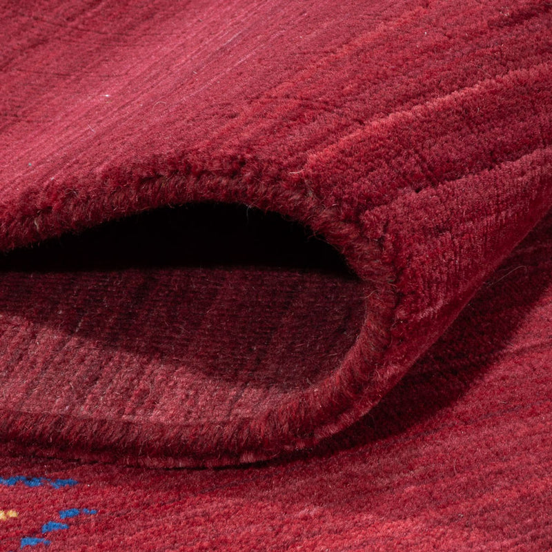 Tapis Gabbeh - Loribaft Softy - 240 x 170 cm - rouge