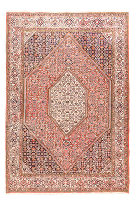 Tapis persan - Bidjar - 287 x 198 cm - rouge clair