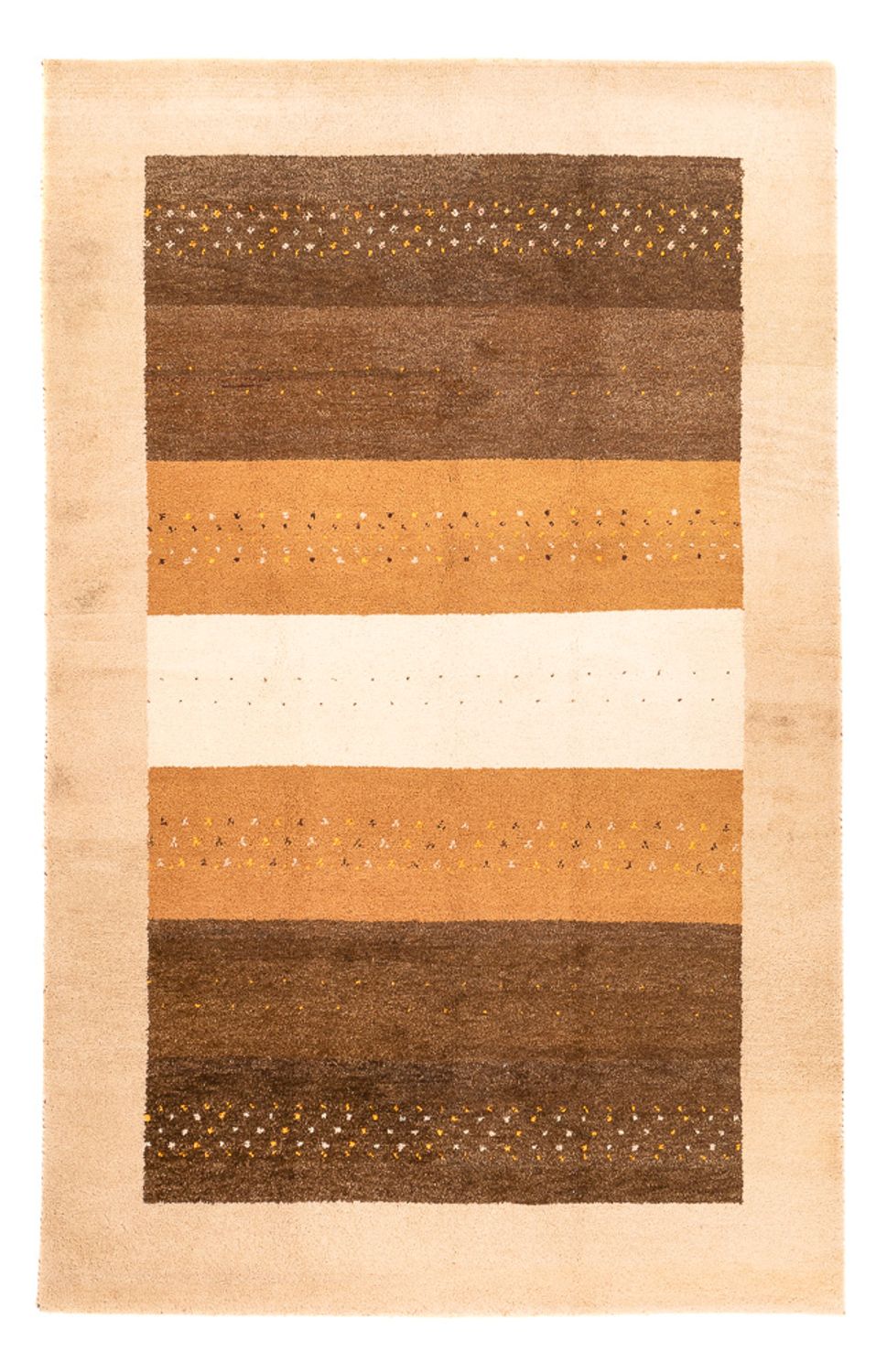 Tapis Gabbeh - Indus - 302 x 196 cm - multicolore