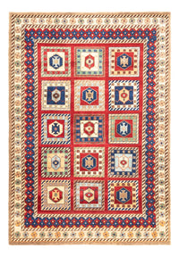 Tapis Gabbeh - Loribaft Indus - 241 x 168 cm - multicolore