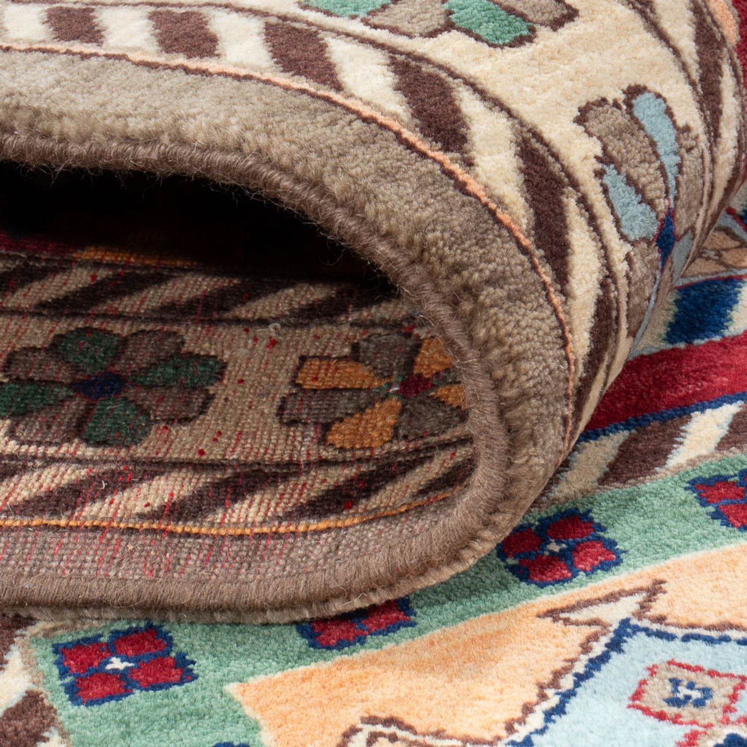 Tapis Gabbeh - Loribaft Indus - 241 x 168 cm - multicolore