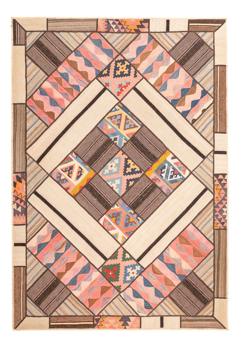 Tapis de couloir Tapis patchwork - 230 x 160 cm - multicolore