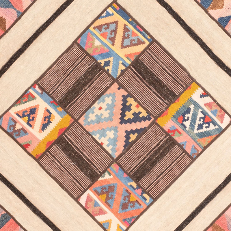Tapis de couloir Tapis patchwork - 230 x 160 cm - multicolore