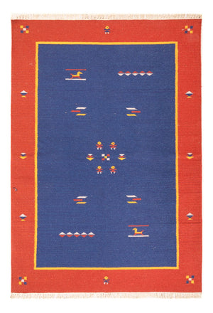 Tapis Kelim - Tendance - 200 x 140 cm - multicolore