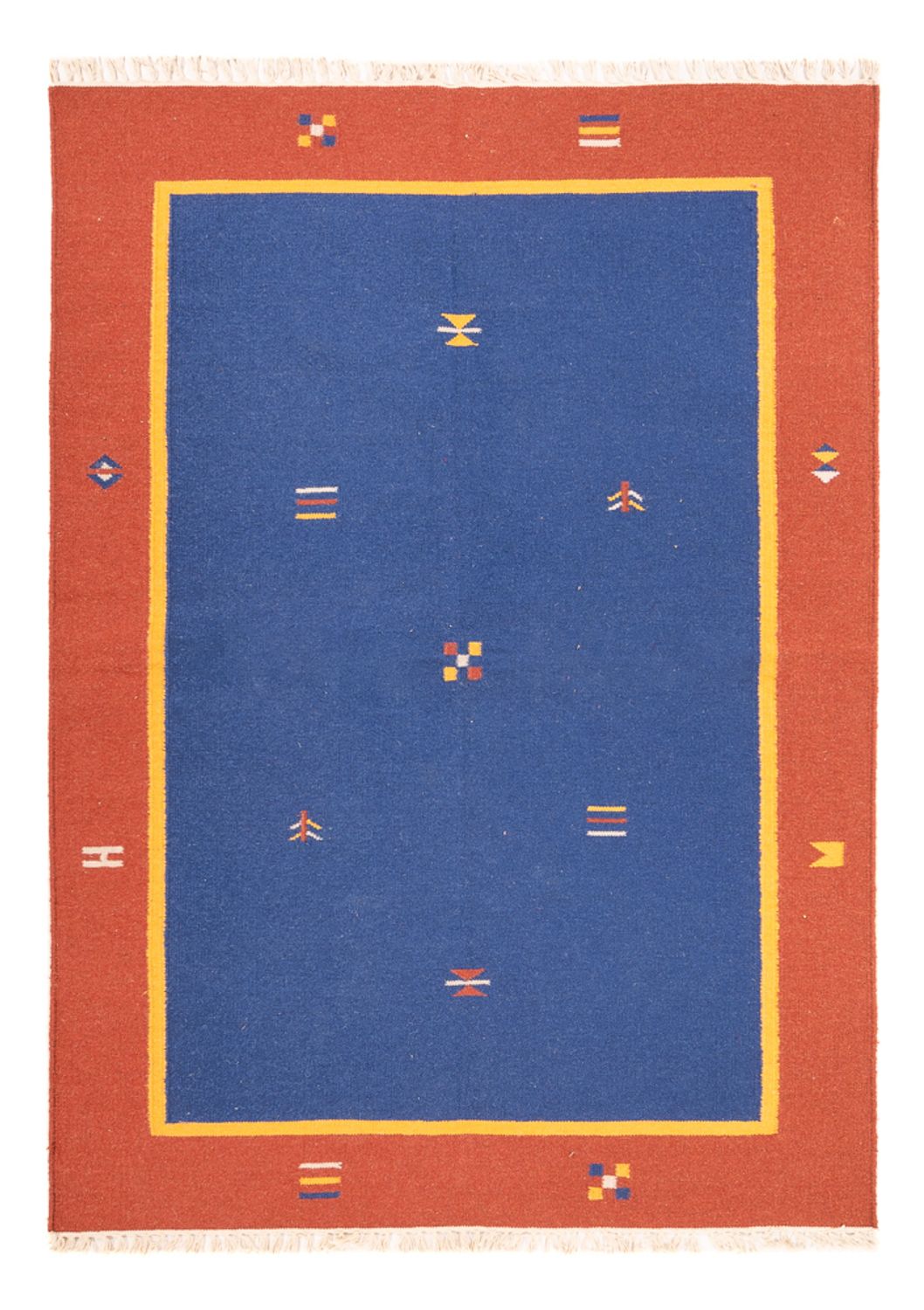 Tapis Kelim - Tendance - 200 x 140 cm - multicolore