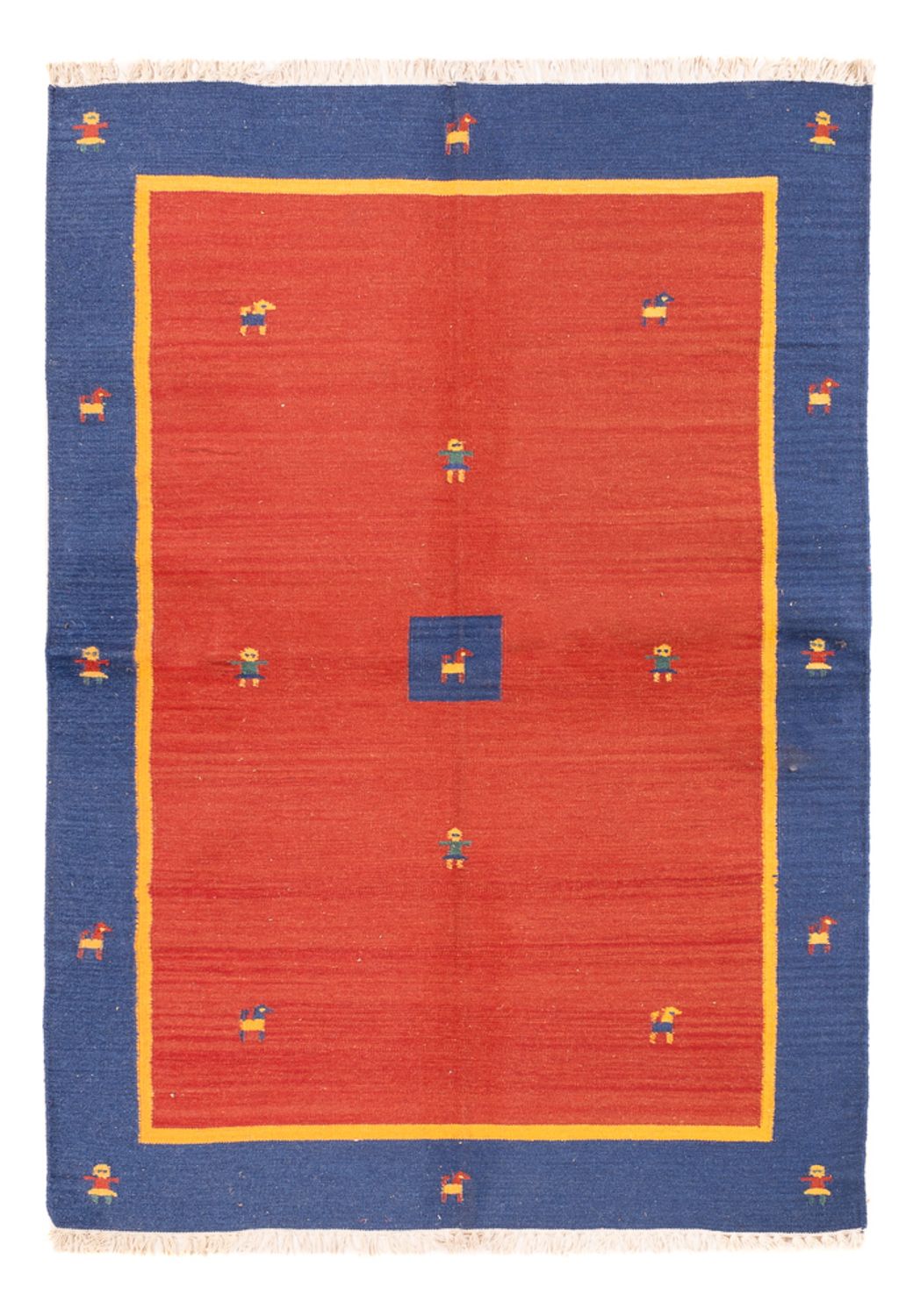 Tapis Kelim - Tendance - 200 x 140 cm - multicolore