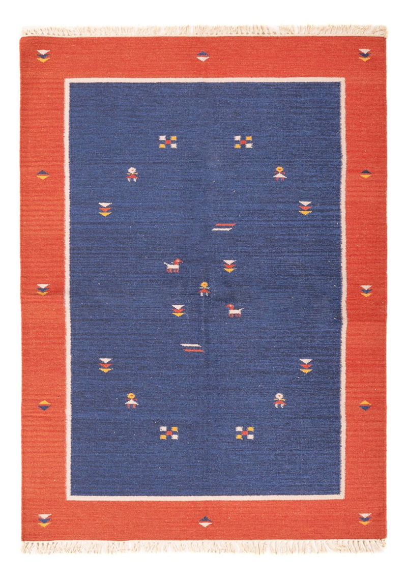 Tapis Kelim - Tendance - 200 x 140 cm - multicolore