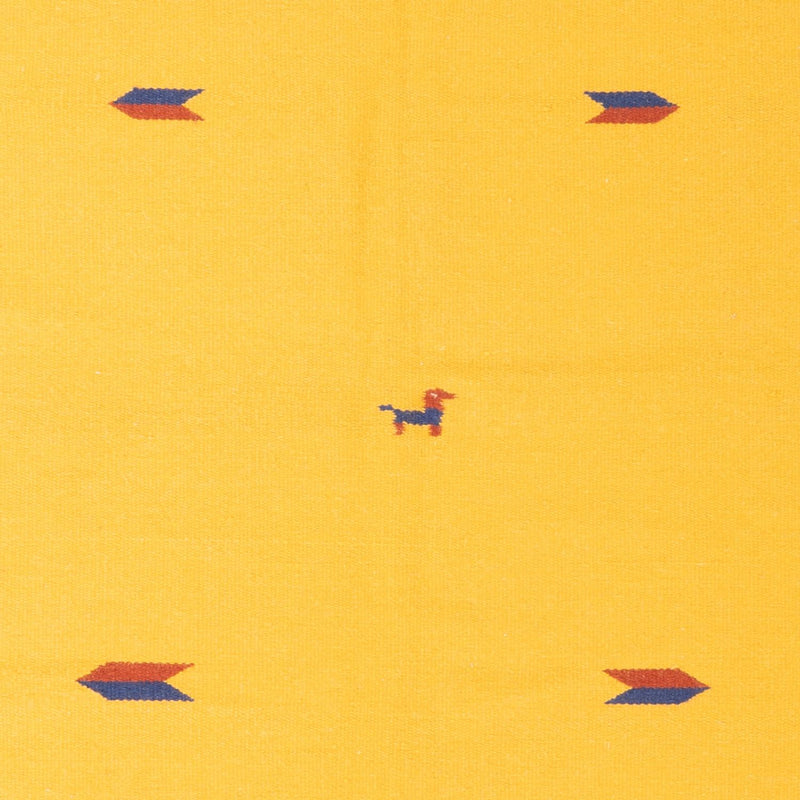 Tapis Kelim - Tendance - 180 x 120 cm - jaune