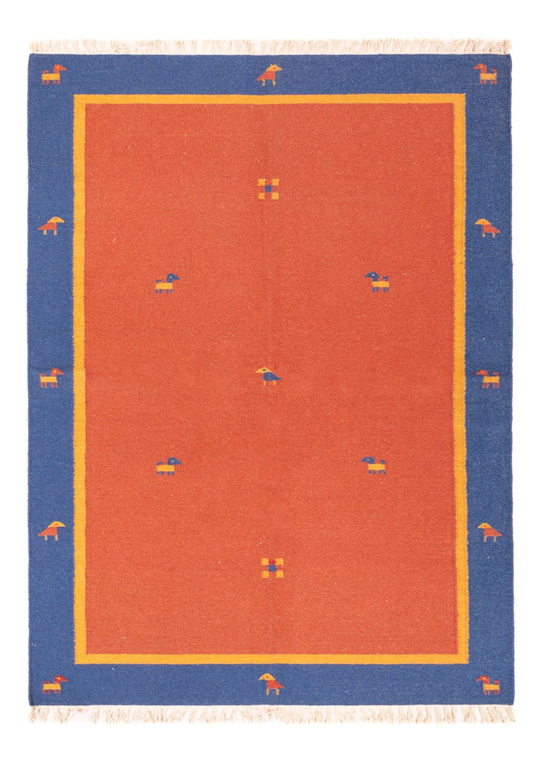 Tapis Kelim - Tendance - 200 x 140 cm - multicolore