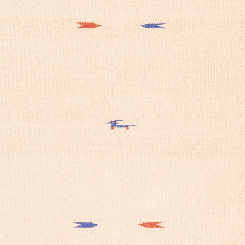 Tapis Kelim - Tendance - 180 x 120 cm - blanc naturel