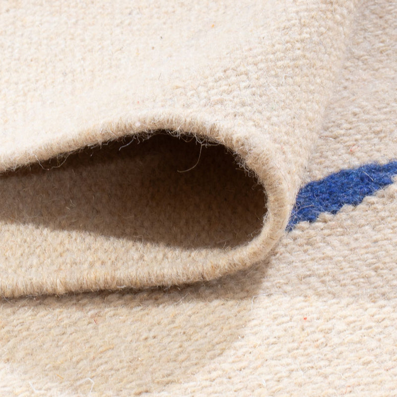 Tapis Kelim - Tendance - 180 x 120 cm - blanc naturel