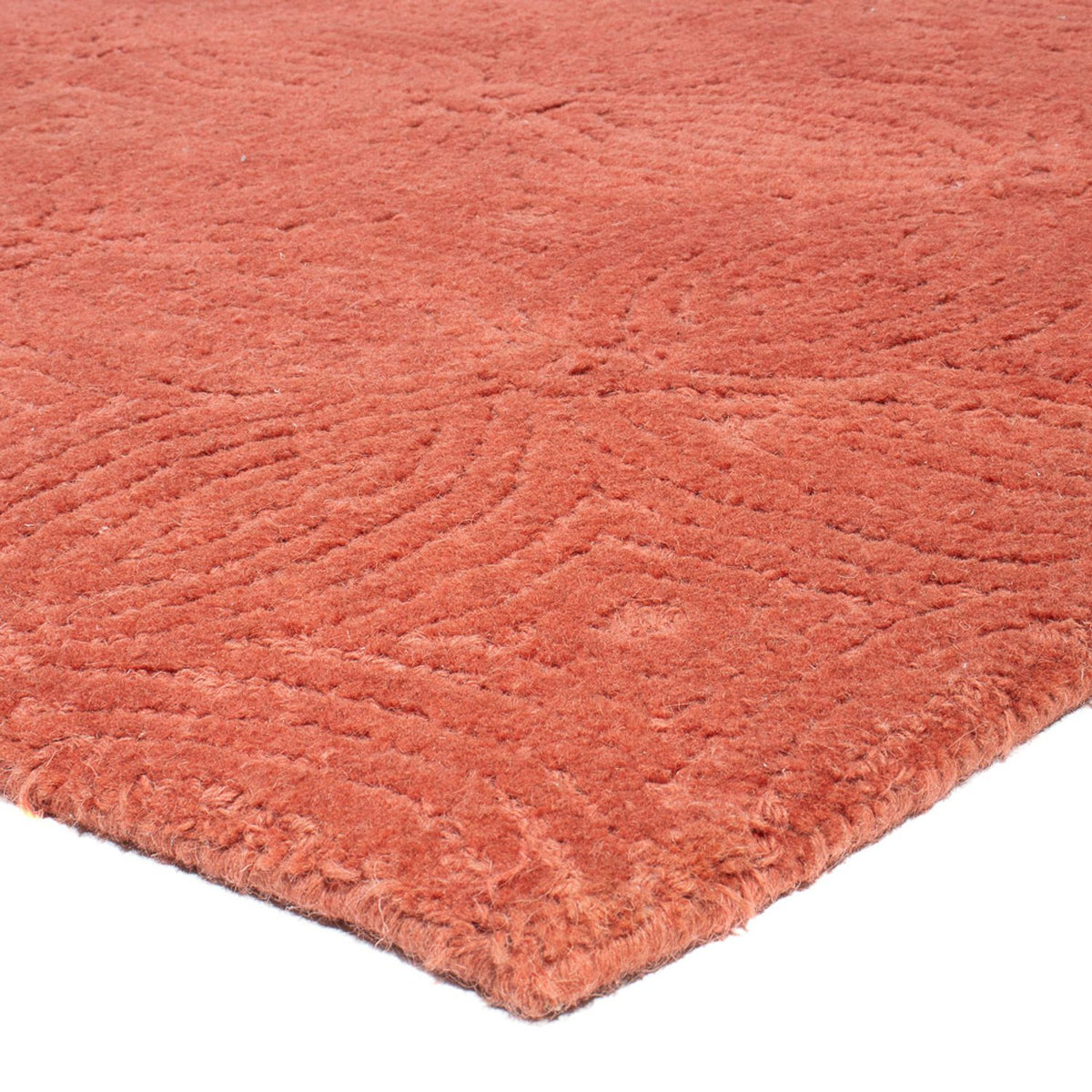 Tapis en laine - 273 x 182 cm - rouille