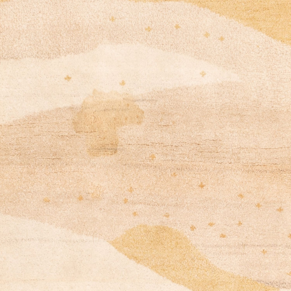 Tapis de couloir Tapis Gabbeh - Indus - 234 x 75 cm - beige clair