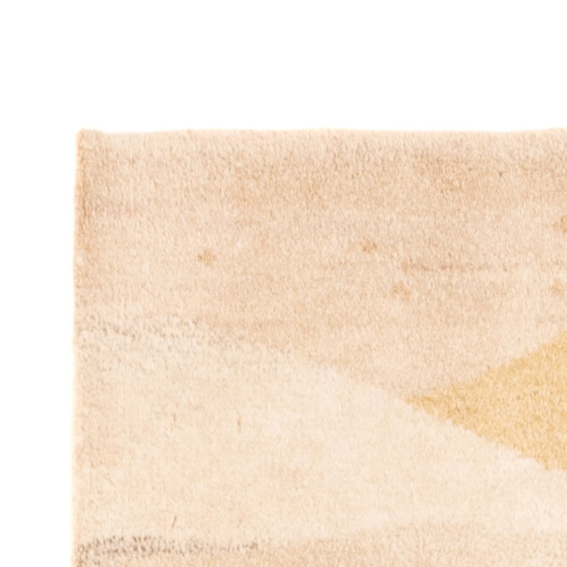 Tapis de couloir Tapis Gabbeh - Indus - 234 x 75 cm - beige clair