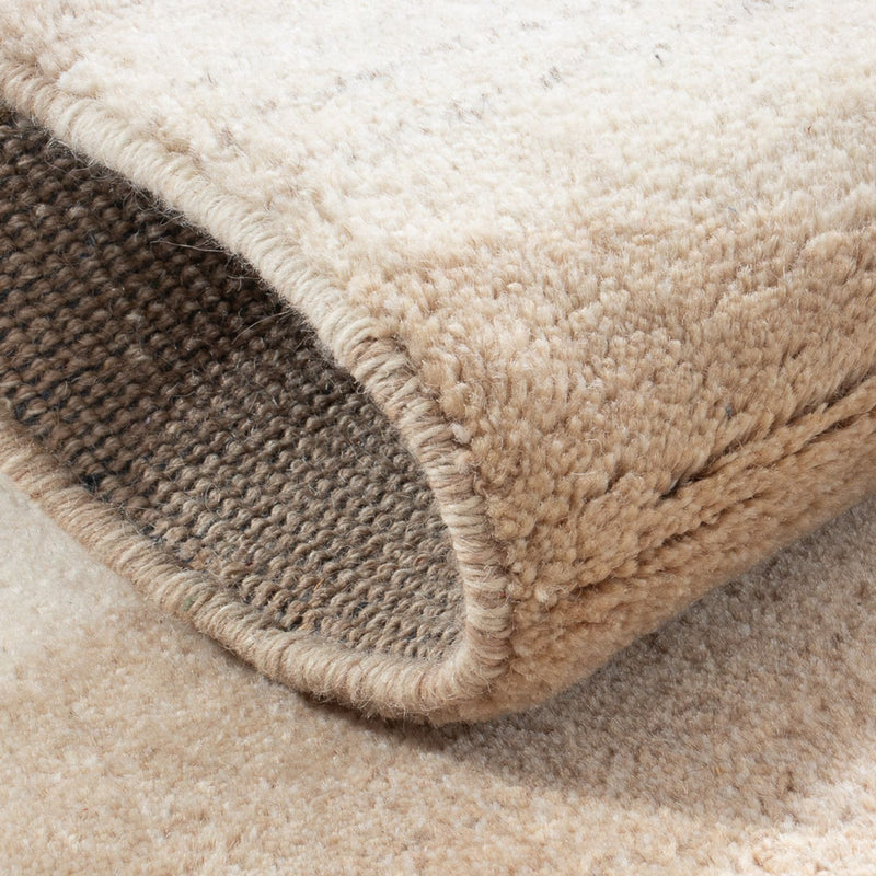 Tapis de couloir Tapis Gabbeh - Indus - 234 x 75 cm - beige clair