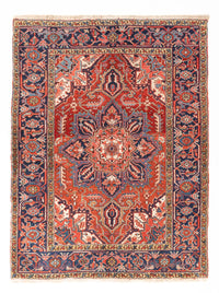 Tapis persan - Nomadic - 185 x 140 cm - rouge