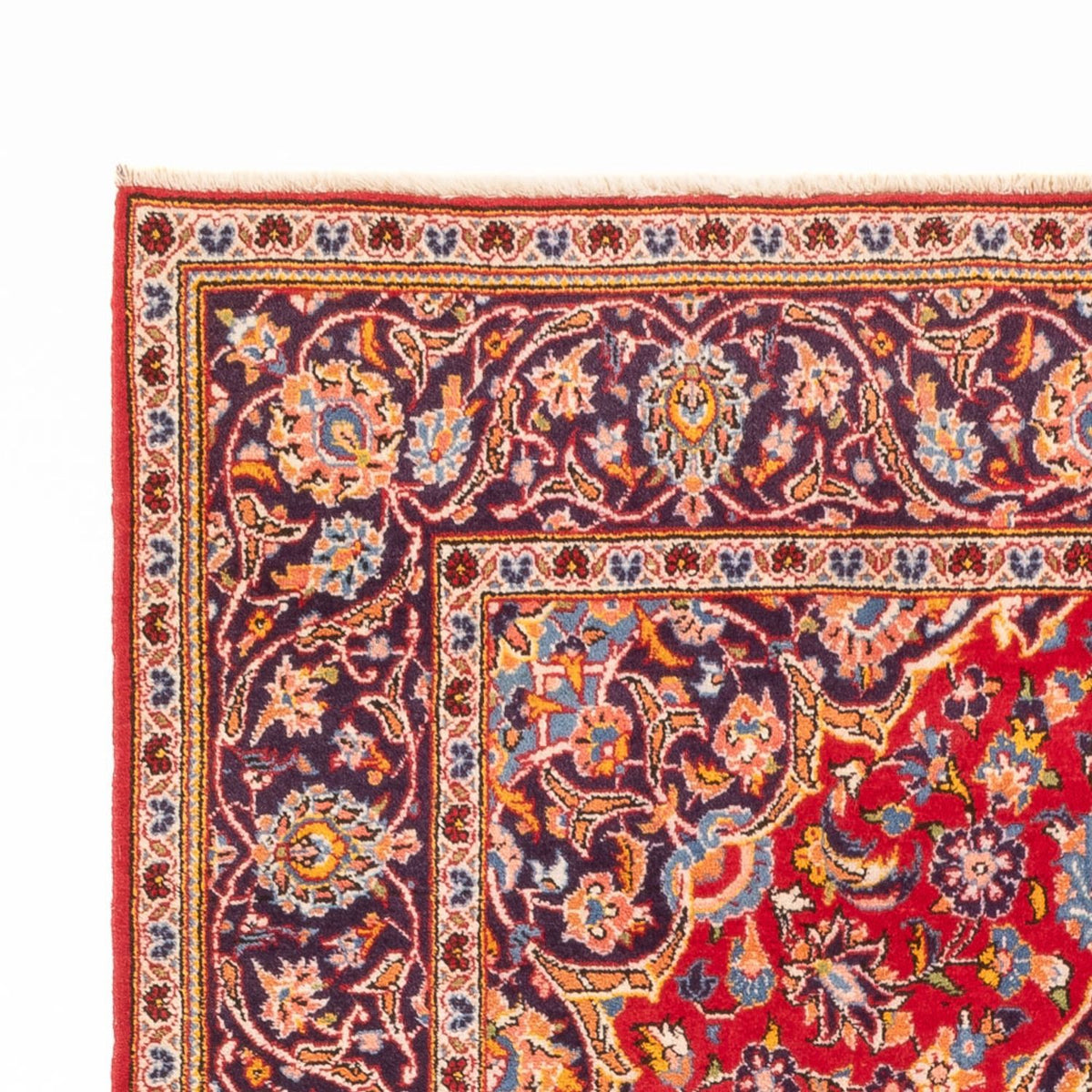 Tapis persan - Keshan - 215 x 140 cm - rouge