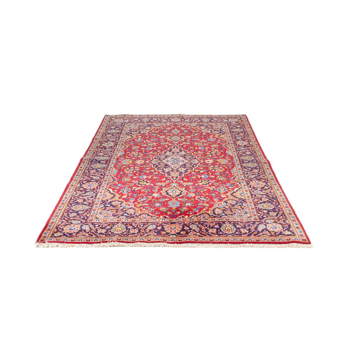 Tapis persan - Keshan - 215 x 140 cm - rouge