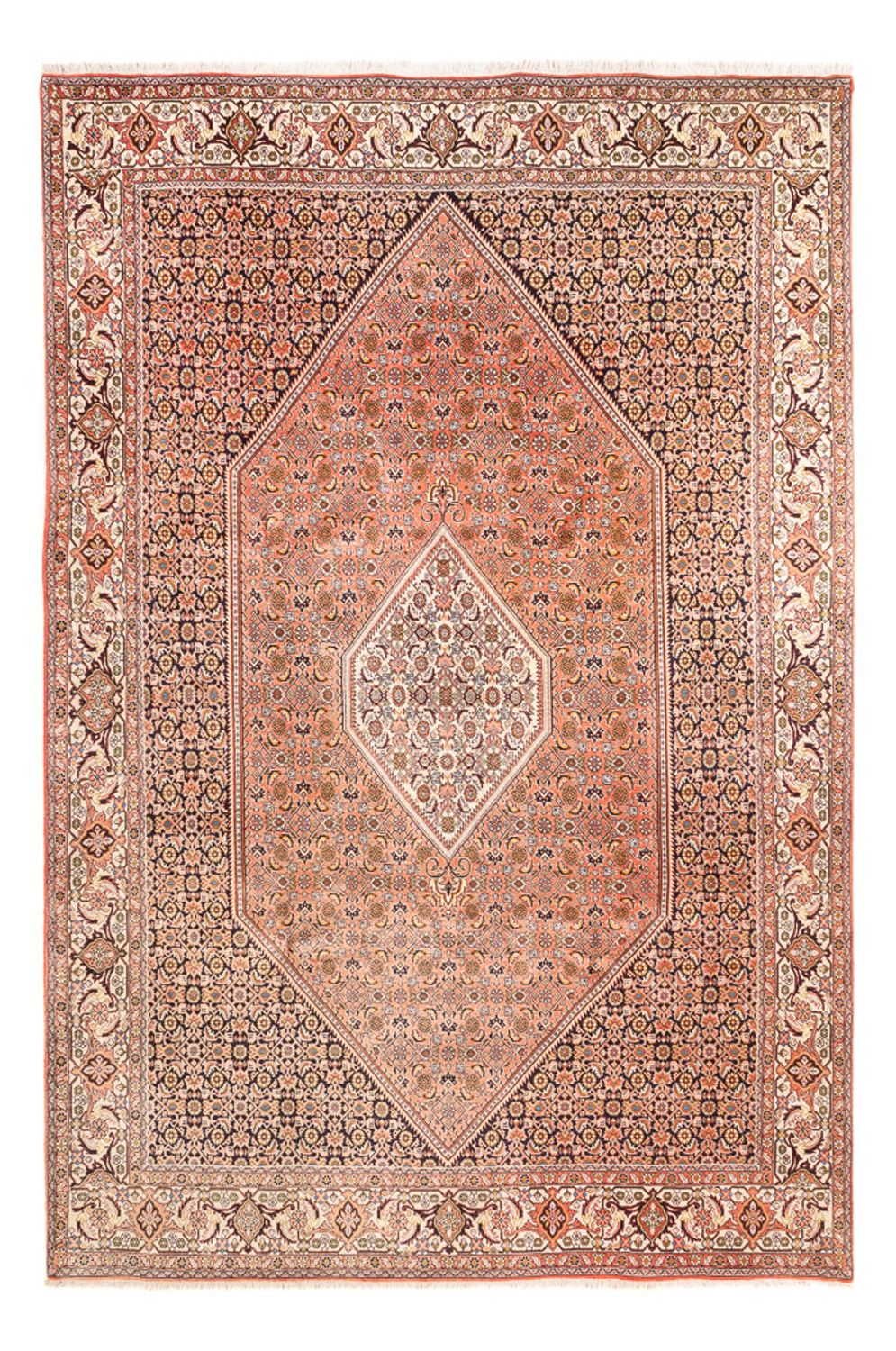 Tapis persan - Bidjar - 300 x 200 cm - rouge clair