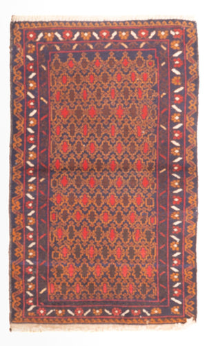 Tapis Belutsch - 131 x 71 cm - multicolore
