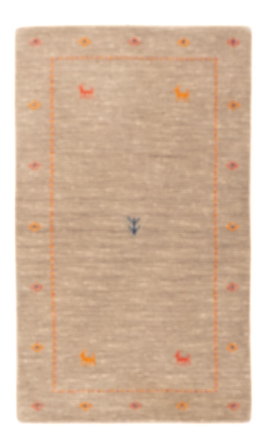 Tapis Gabbeh - Loribaft Softy - 103 x 62 cm - caramel