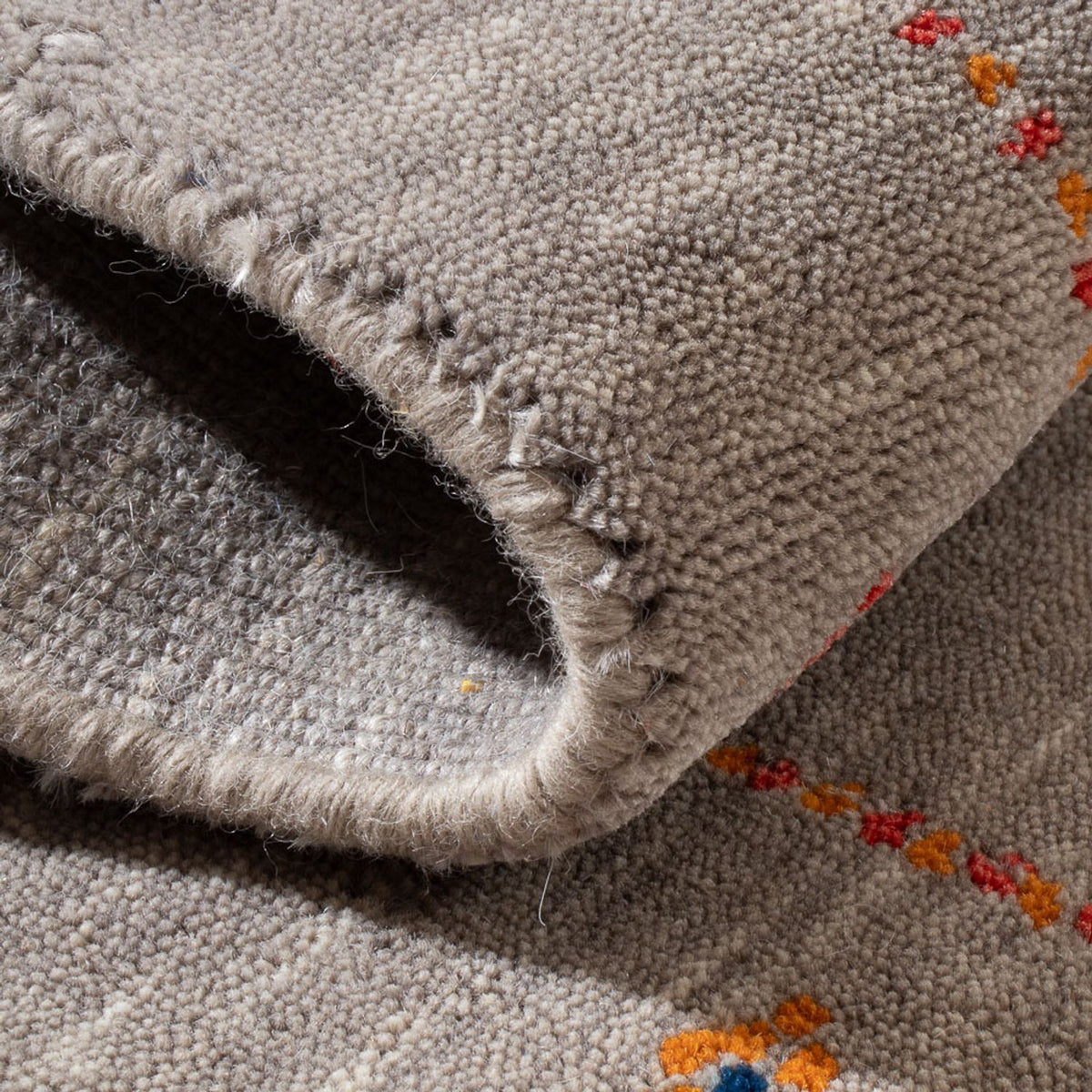 Tapis Gabbeh - Loribaft Softy - 103 x 62 cm - caramel