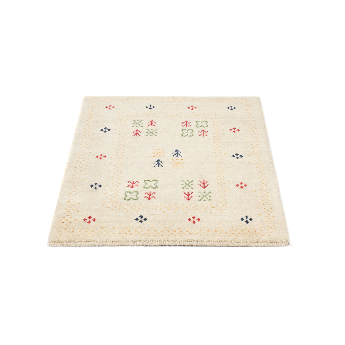 Tapis Gabbeh - Loribaft Softy - 90 x 60 cm - beige