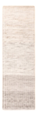 Tapis de couloir Tapis en laine - 100 x 32 cm - gris clair