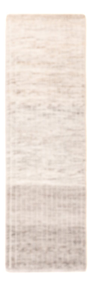 Tapis de couloir Tapis en laine - 100 x 32 cm - gris clair