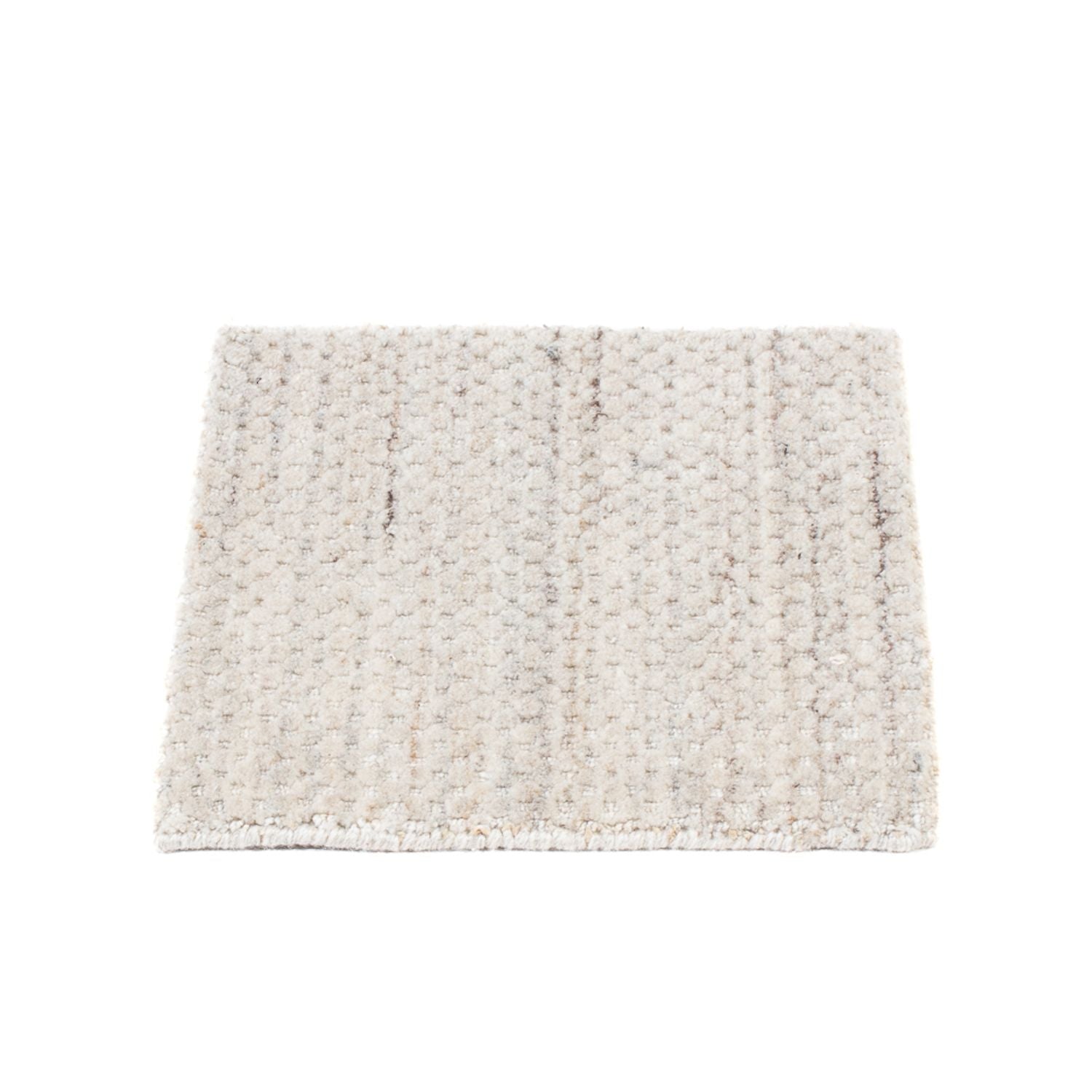 Tapis en laine carré  - 31 x 31 cm - gris clair