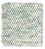 Tapis en laine carré  - 30 x 30 cm - vert clair