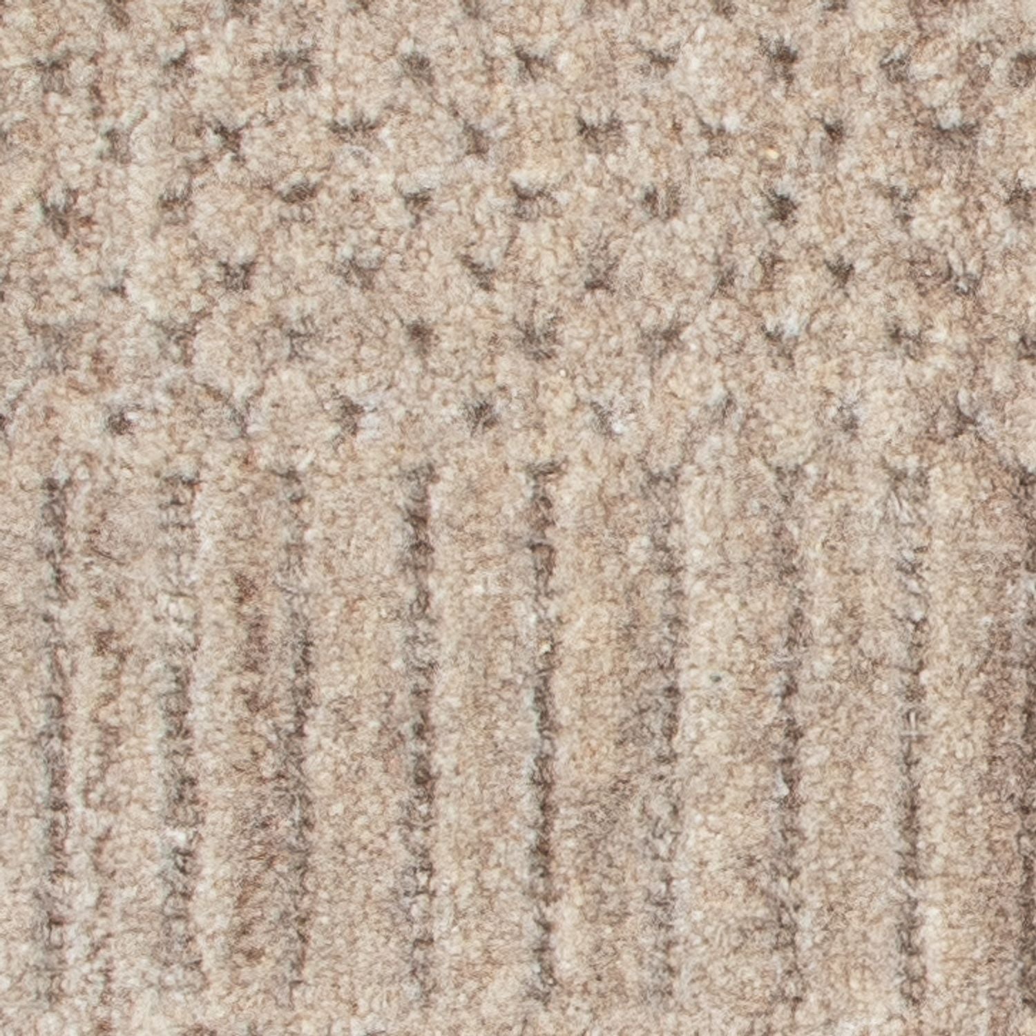 Tapis en laine carré  - 30 x 30 cm - marron