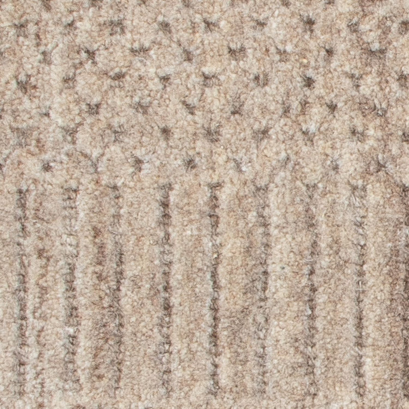 Tapis en laine carré  - 30 x 30 cm - marron