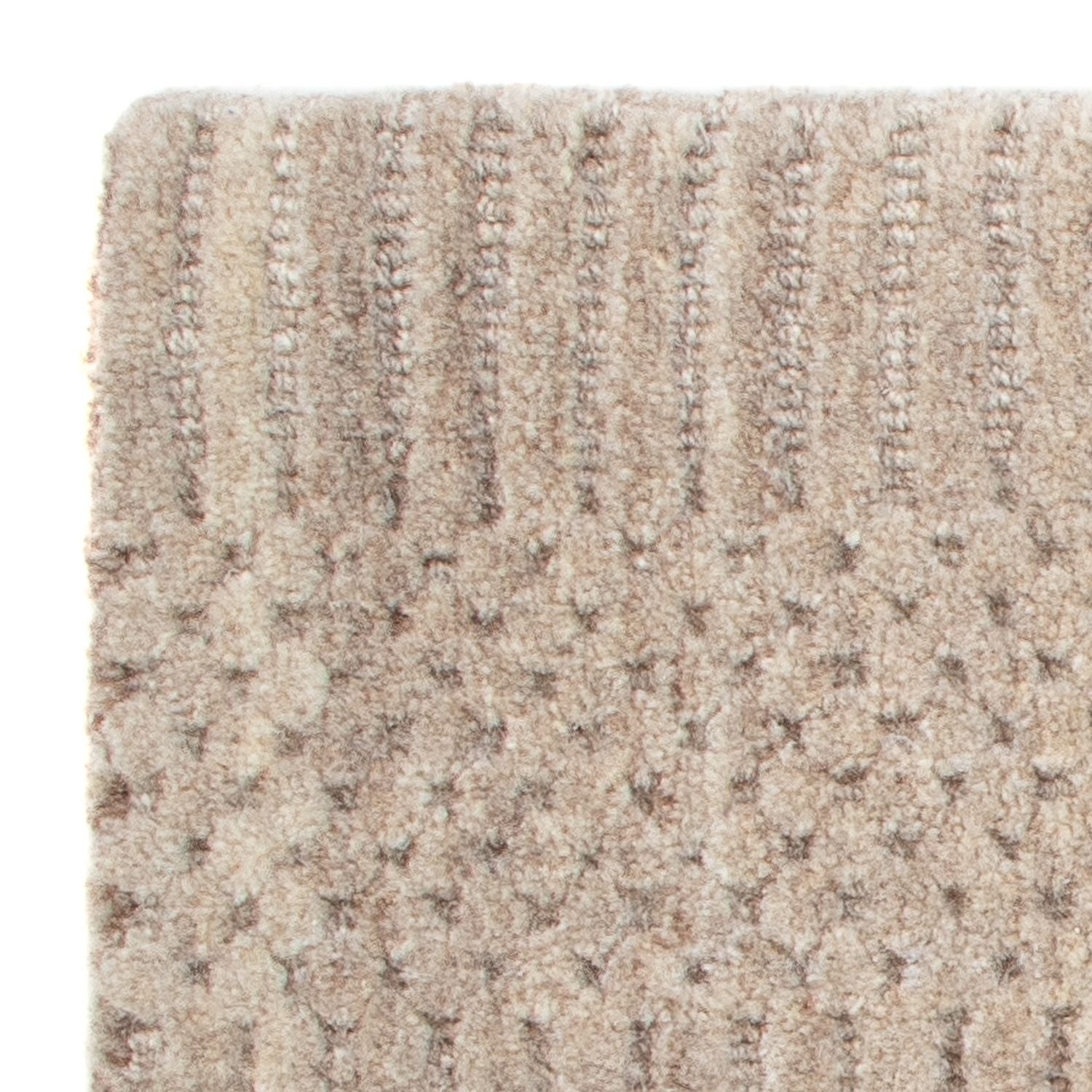 Tapis en laine carré  - 30 x 30 cm - marron