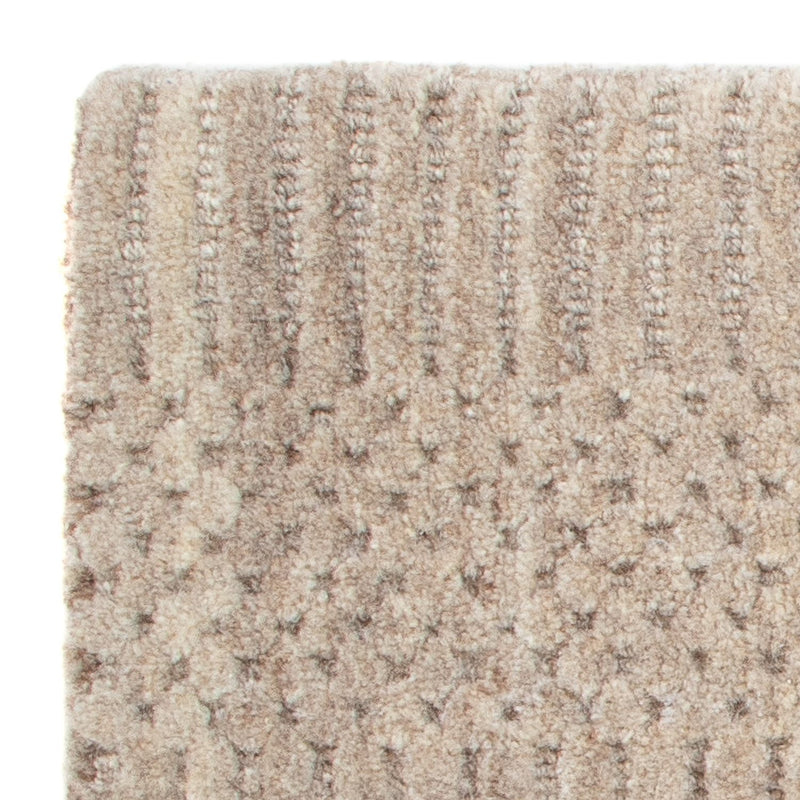 Tapis en laine carré  - 30 x 30 cm - marron