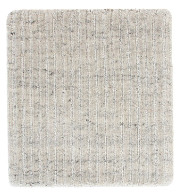 Tapis en laine carré  - 30 x 30 cm - gris clair