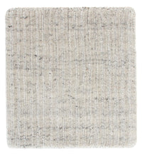 Tapis en laine carré  - 30 x 30 cm - gris clair
