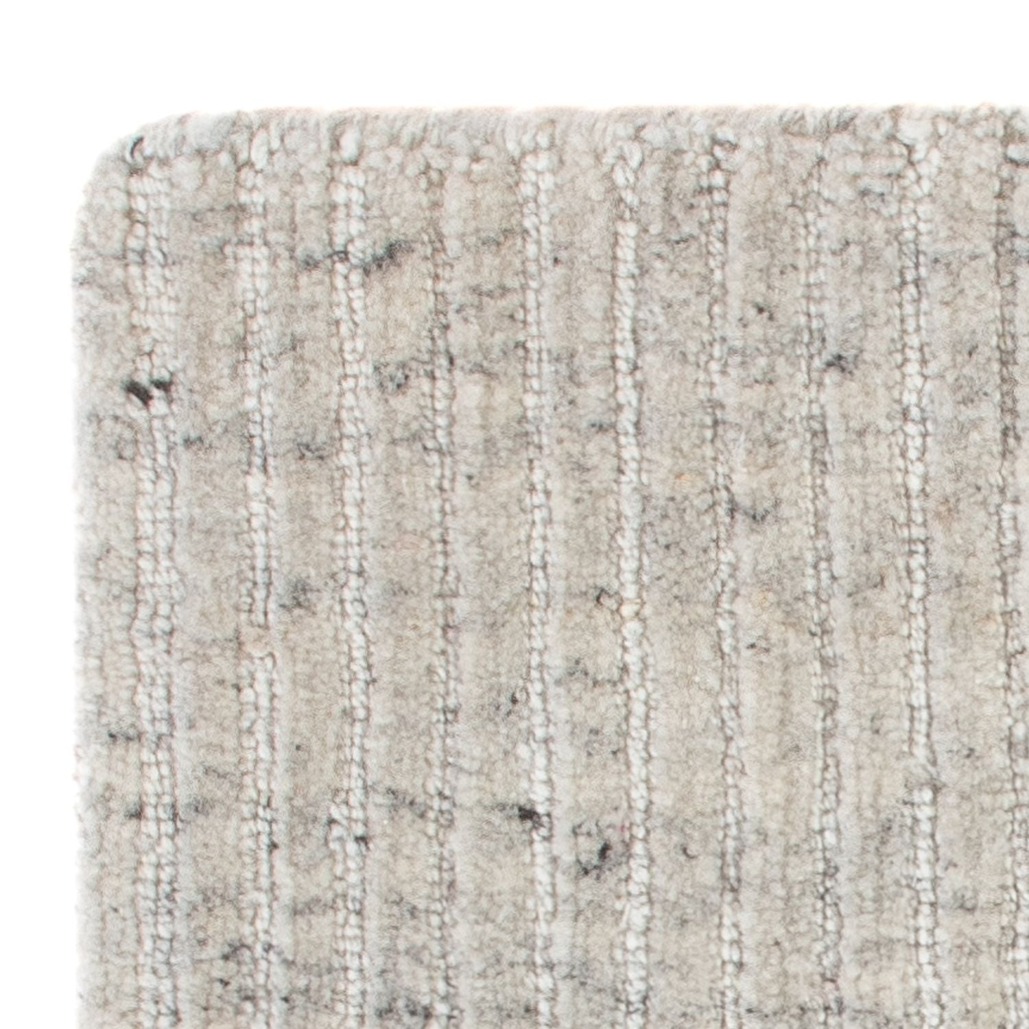 Tapis en laine carré  - 30 x 30 cm - gris clair