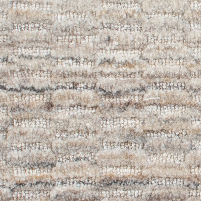 Tapis en laine carré  - 33 x 30 cm - gris clair