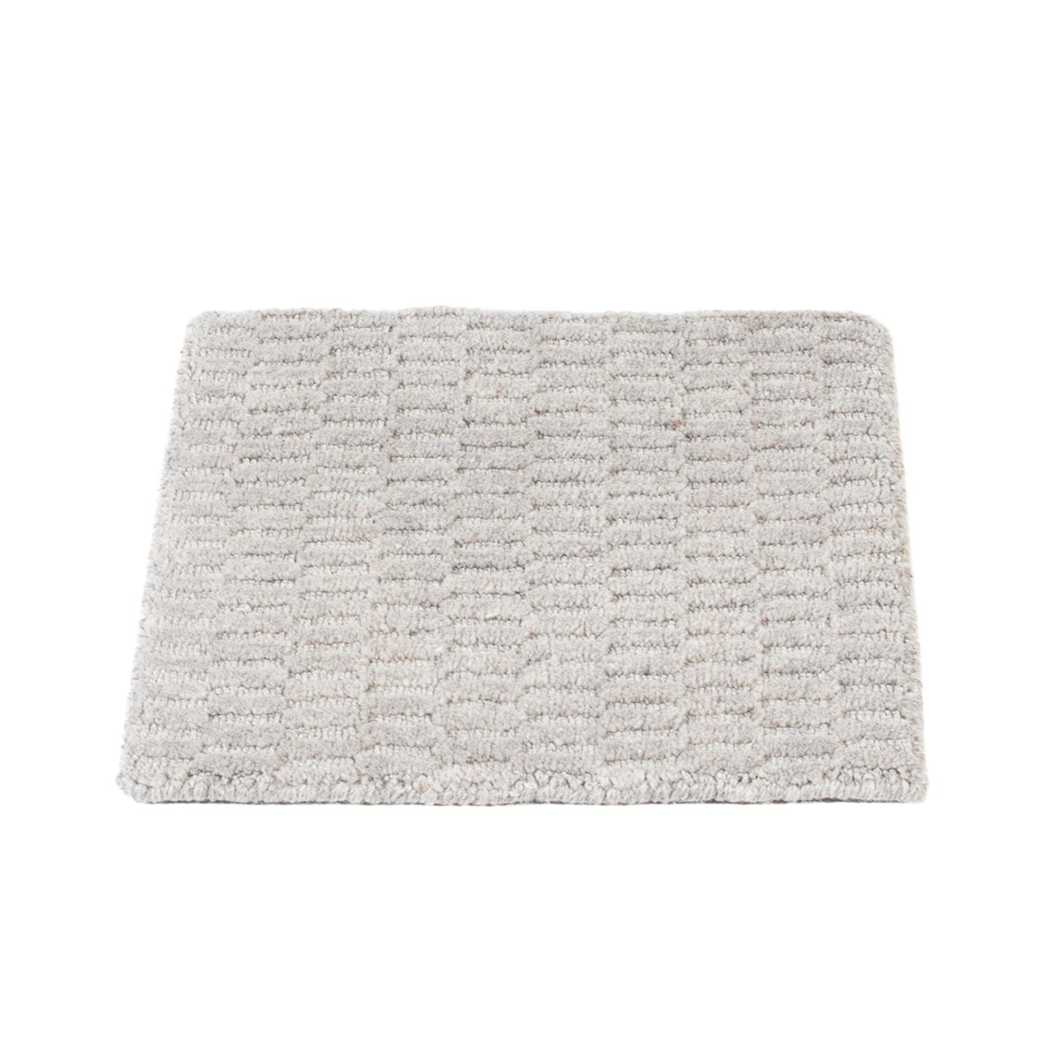 Tapis en laine carré  - 32 x 32 cm - gris