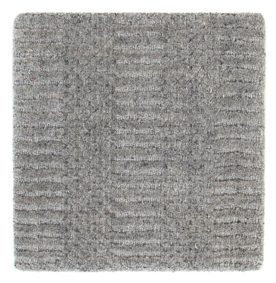 Tapis en laine carré  - 32 x 32 cm - gris foncé