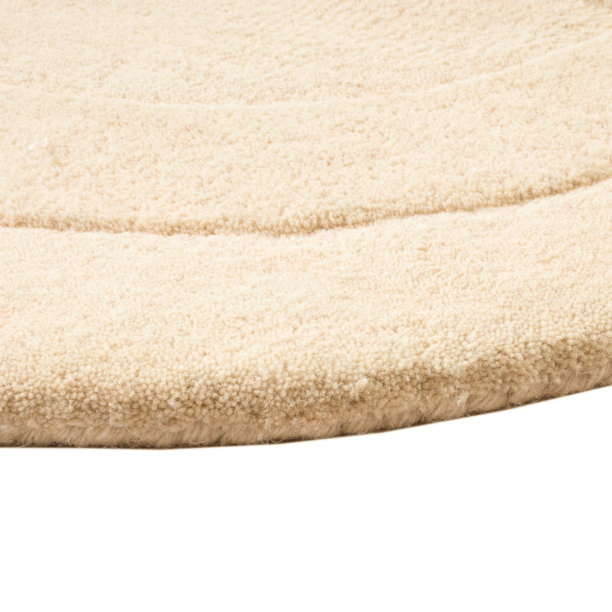 Tapis en laine - 92 x 60 cm - beige