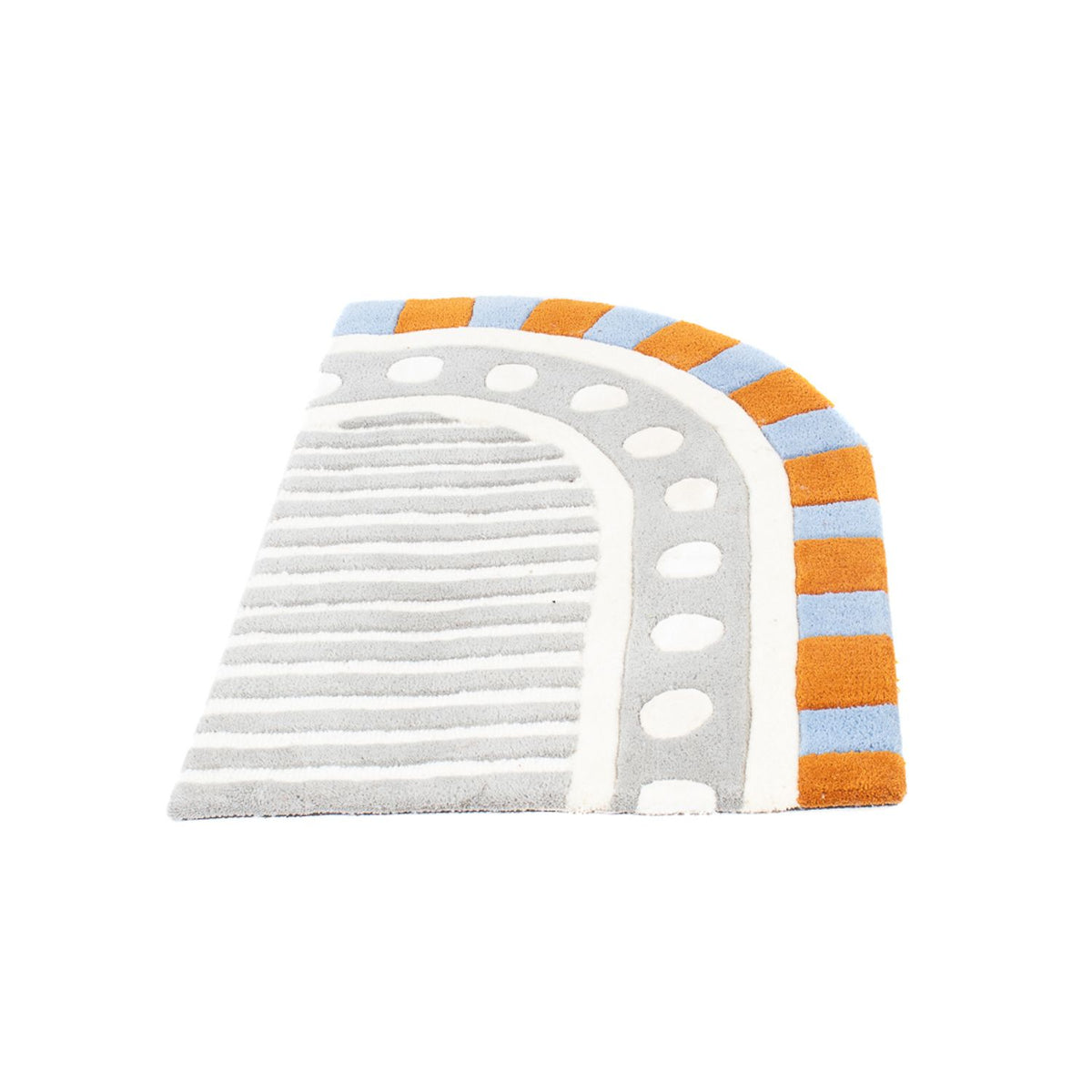 Tapis en laine - 97 x 61 cm - multicolore