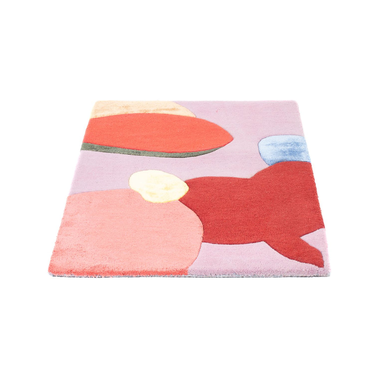 Tapis en laine - 92 x 62 cm - multicolore