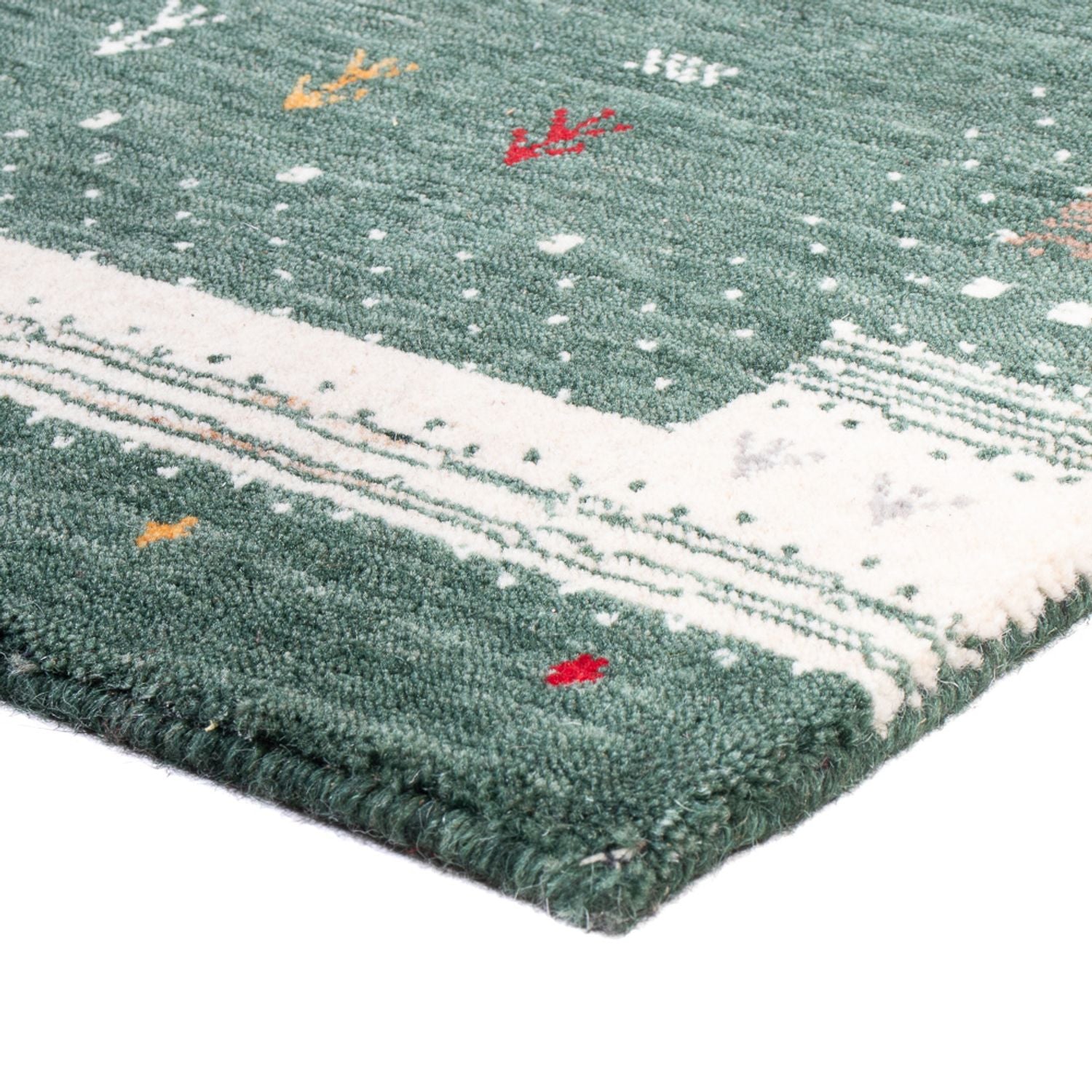 Tapis Gabbeh - Loribaft Indus - 90 x 60 cm - multicolore