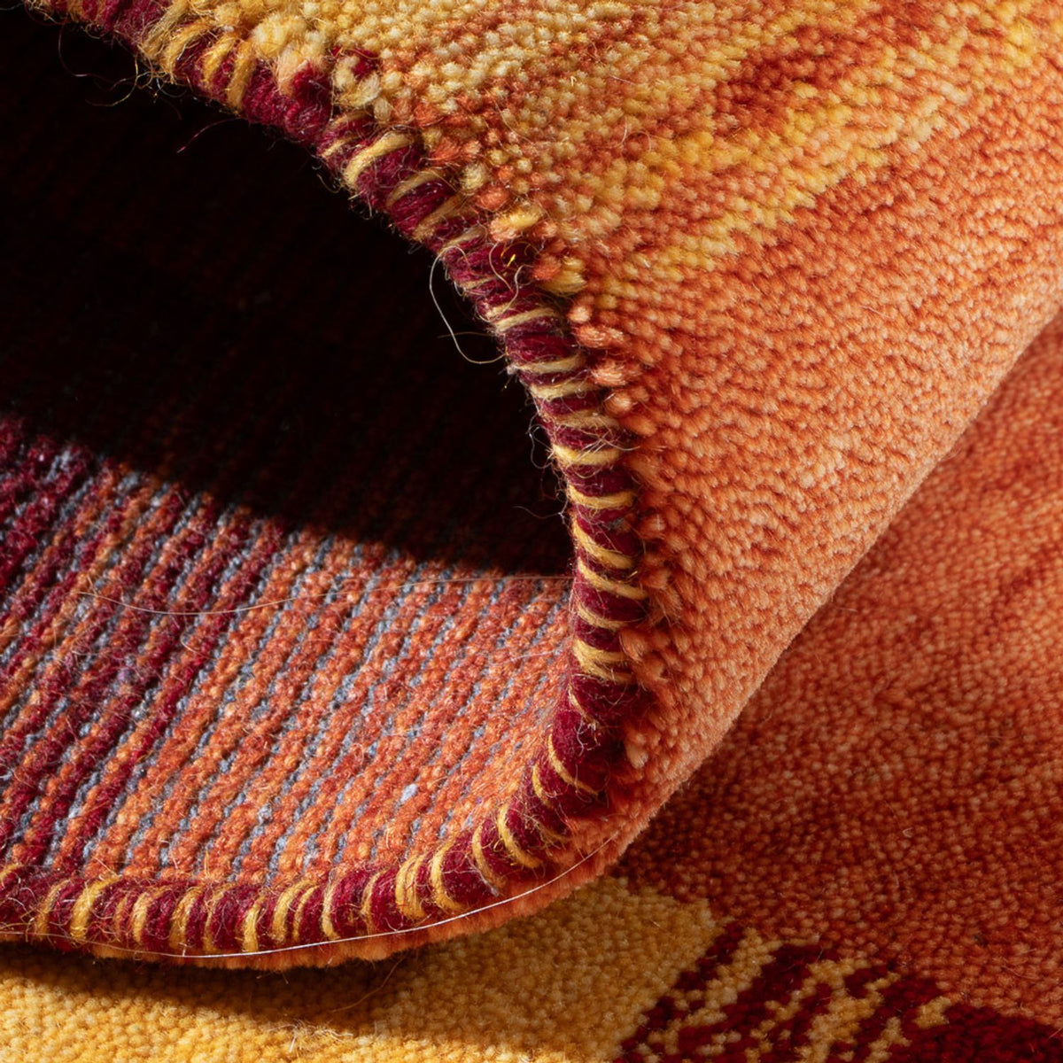 Tapis Gabbeh - Indus - 140 x 70 cm - multicolore