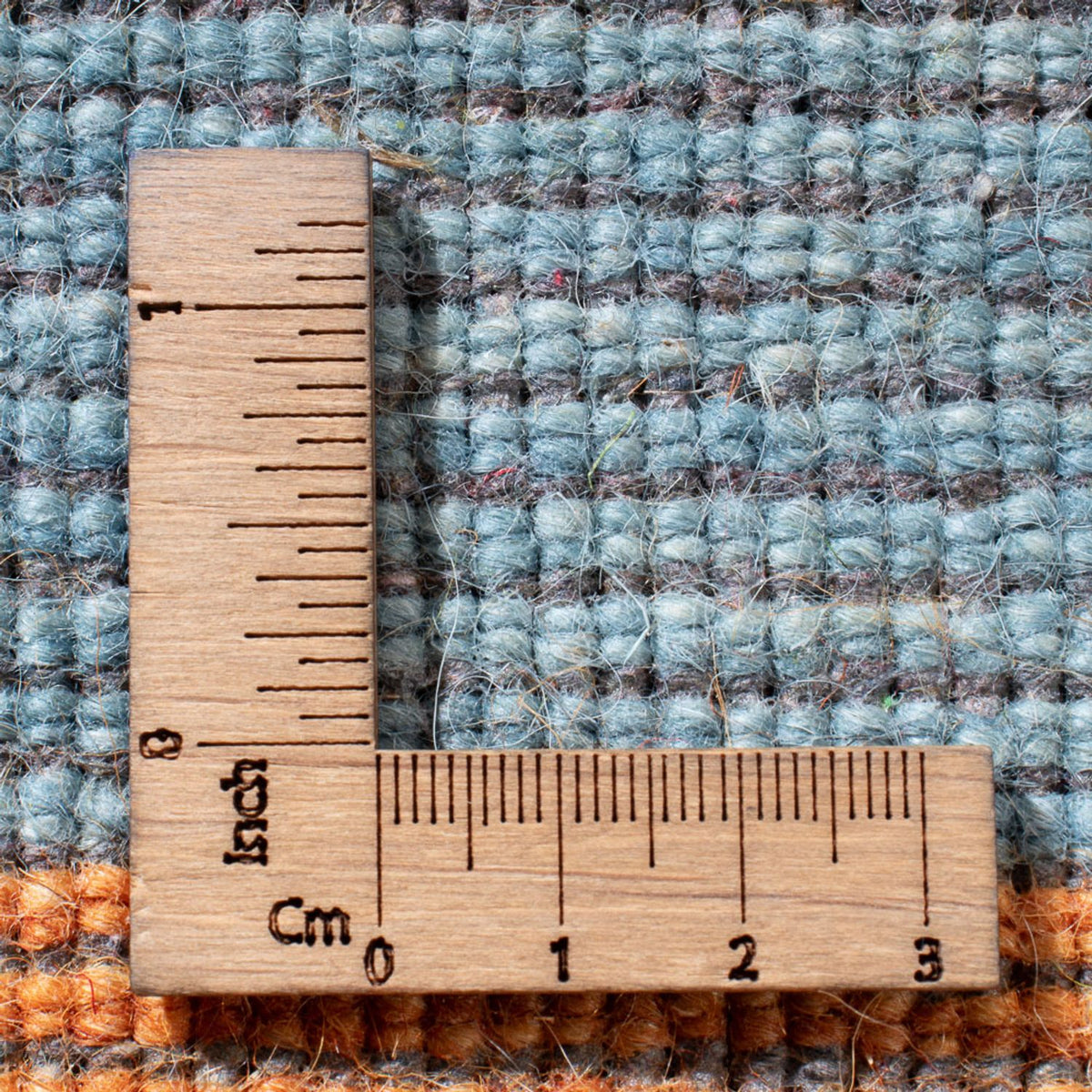 Tapis Gabbeh - Indus - 140 x 70 cm - bleu clair